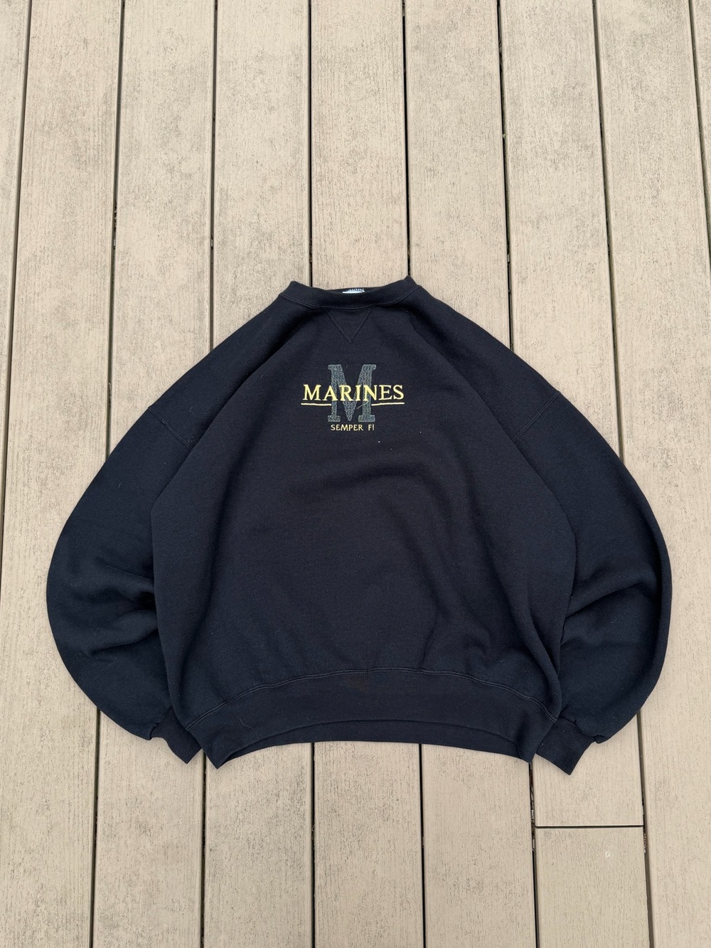 VTG US Marines Semper FL Crewneck Sweatshirt Soffe Mens XL Made In USA 90s